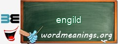 WordMeaning blackboard for engild